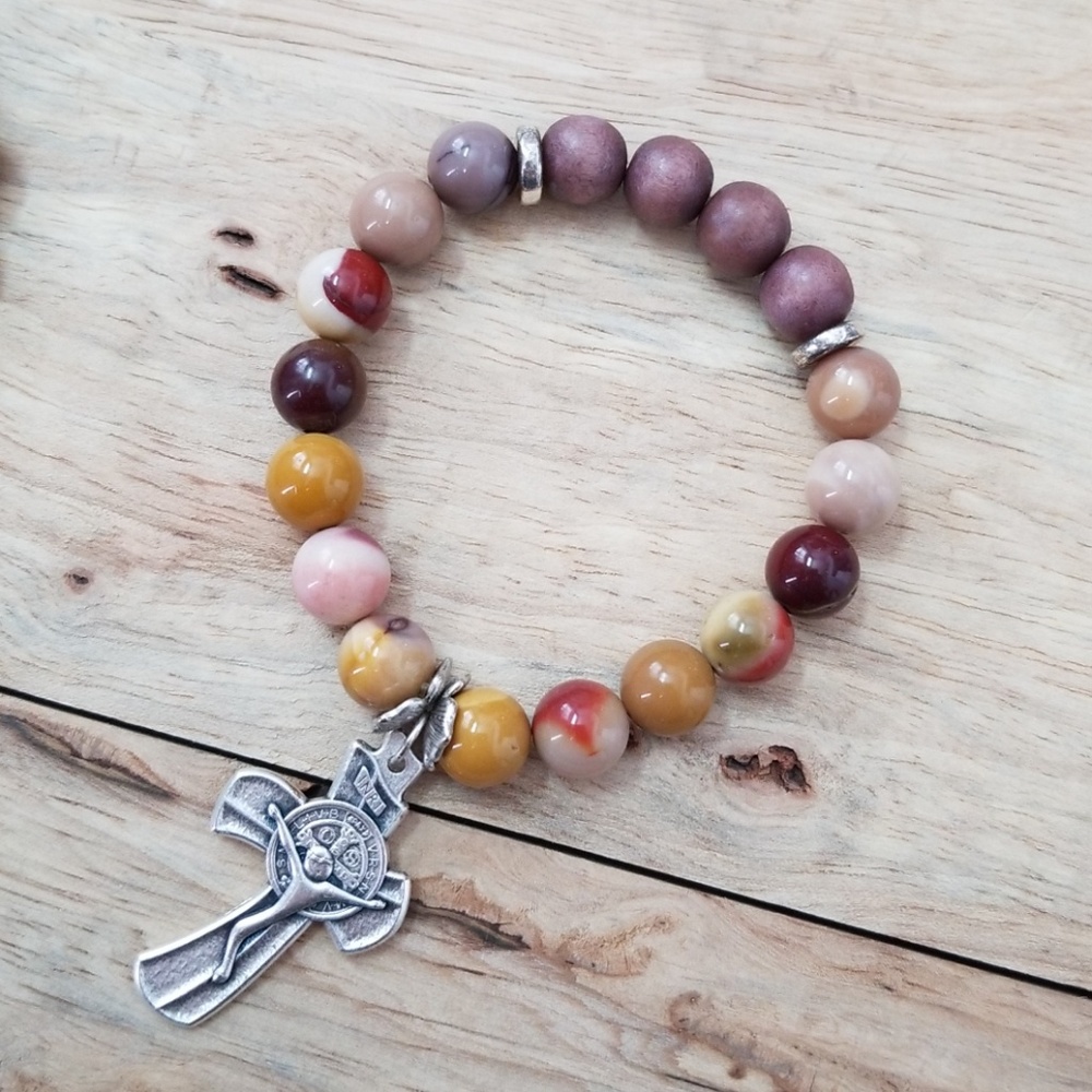 Essential oil diffuser bracelet. ST. Benedict